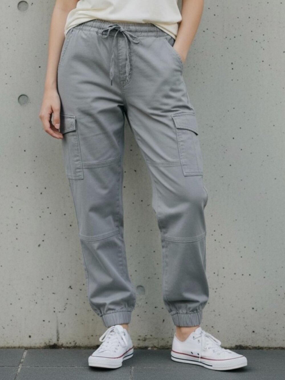 Rewash Utility‎ Cargo Joggers Womens XL Gray #54i